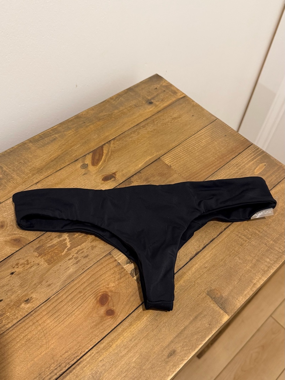 Black Women's Low-Rise Bikini Bottom
